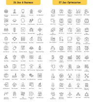 3400 Outline Icon Pack Screenshot 31