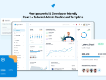Spike React Tailwind Admin Template Screenshot 1